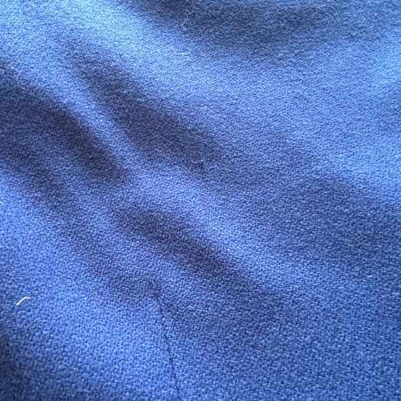 Vintage Pendleton 80's 100% Wool Blue Button Up Shoulder Pads Blazer Size 6 - Picture 9 of 12